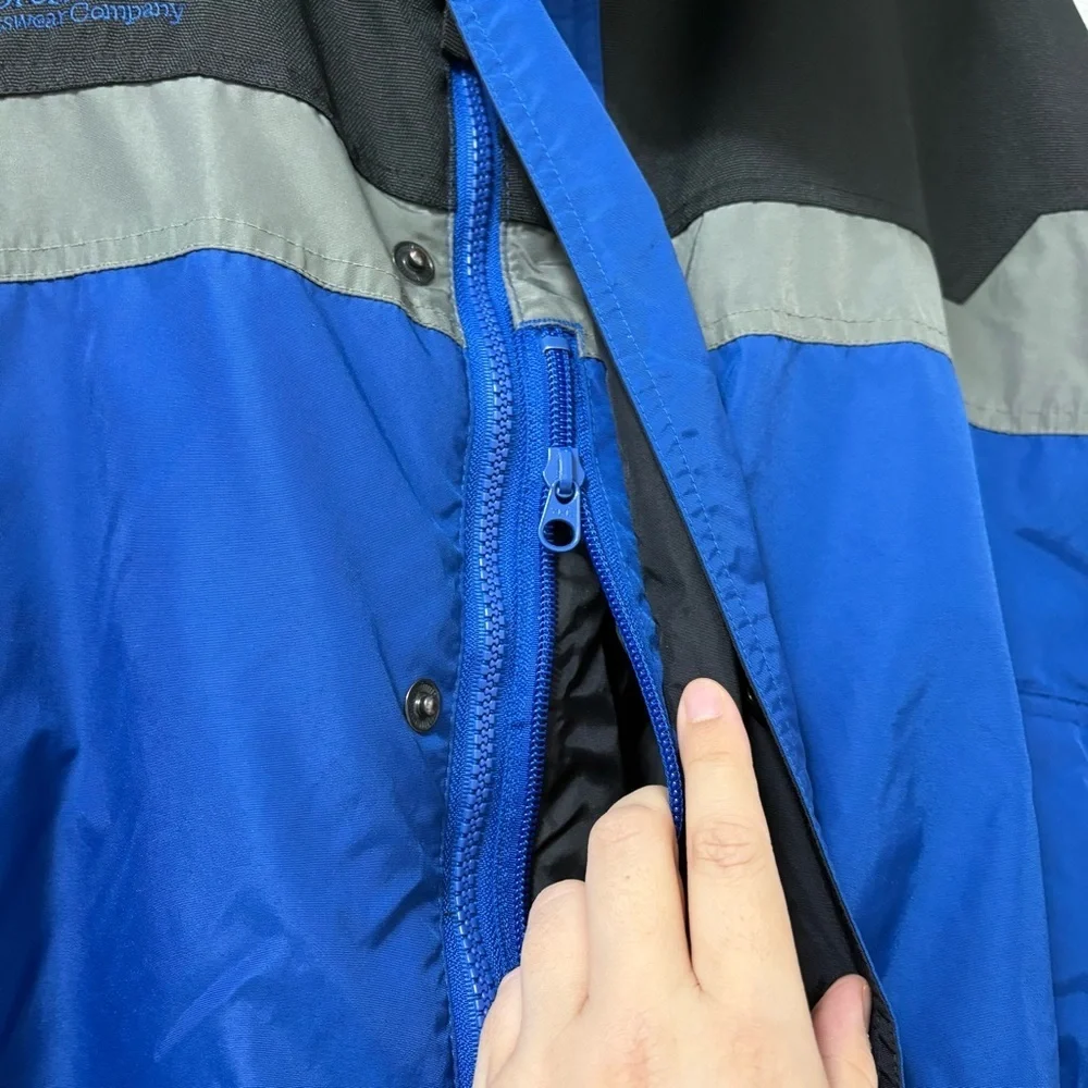 Columbia Men’s Bugaboo Jacket Vintage XL Colorblock Outdoors windbreaker Ski 90s